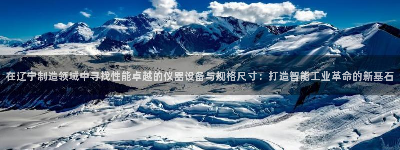 天宏娱乐宝叔：在辽宁制造领域中寻找性能卓越的仪器设备与规格尺
