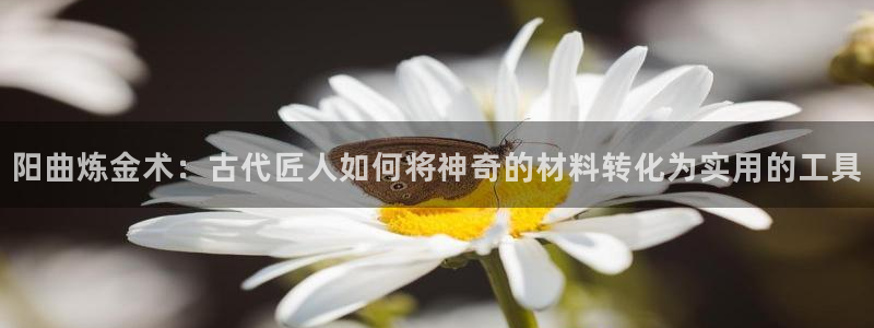 河源天宏娱乐是骗局吗：阳曲炼金术：古代匠人如何将神奇的材料转