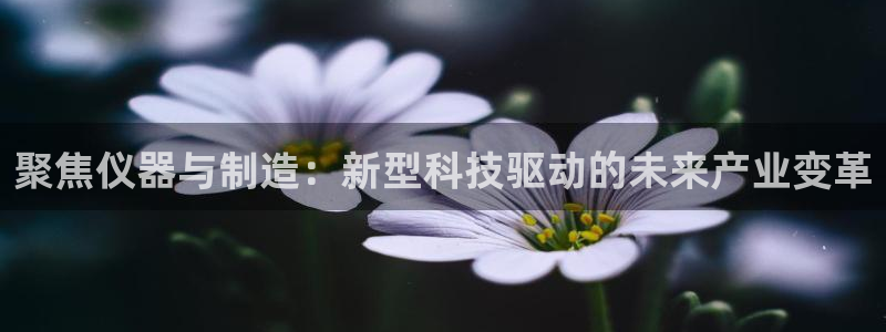 天宏3娱乐注册开户：聚焦仪器与制造：新型科技驱动的未来产业变