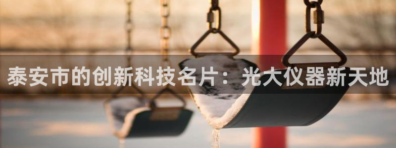 天宏娱乐q31.661：泰安市的创新科技名片：光大仪器新天地