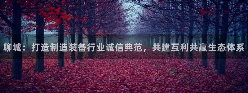 天宏娱乐老板是谁：聊城：打造制造装备行业诚信典范，共建互利共