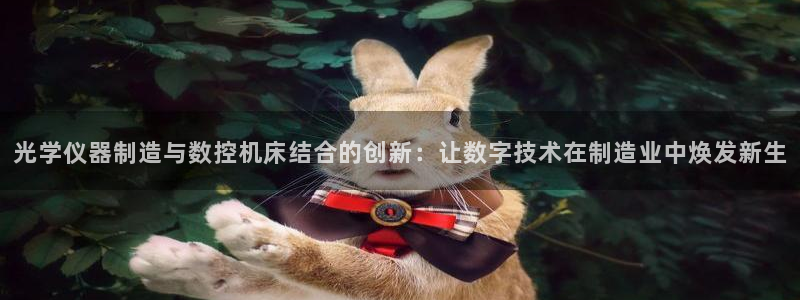 天宏娱乐国际会所：光学仪器制造与数控机床结合的创新：让数字技