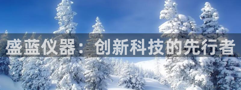 天宏娱乐秦叔：盛蓝仪器：创新科技的先行者