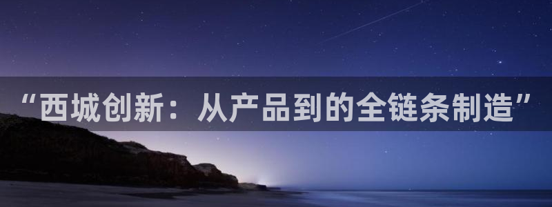 天宏娱乐董事长简历：“西城创新：从产品到的全链条制造”