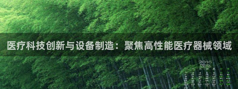天宏娱乐金大叔：医疗科技创新与设备制造：聚焦高性能医疗器械领