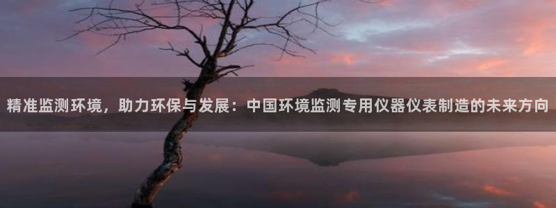 天宏娱乐青风：精准监测环境，助力环保与发展：中国环境监测专用