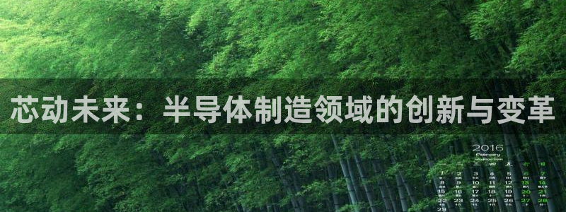 天宏娱乐曳59909：芯动未来：半导体制造领域的创新与变革